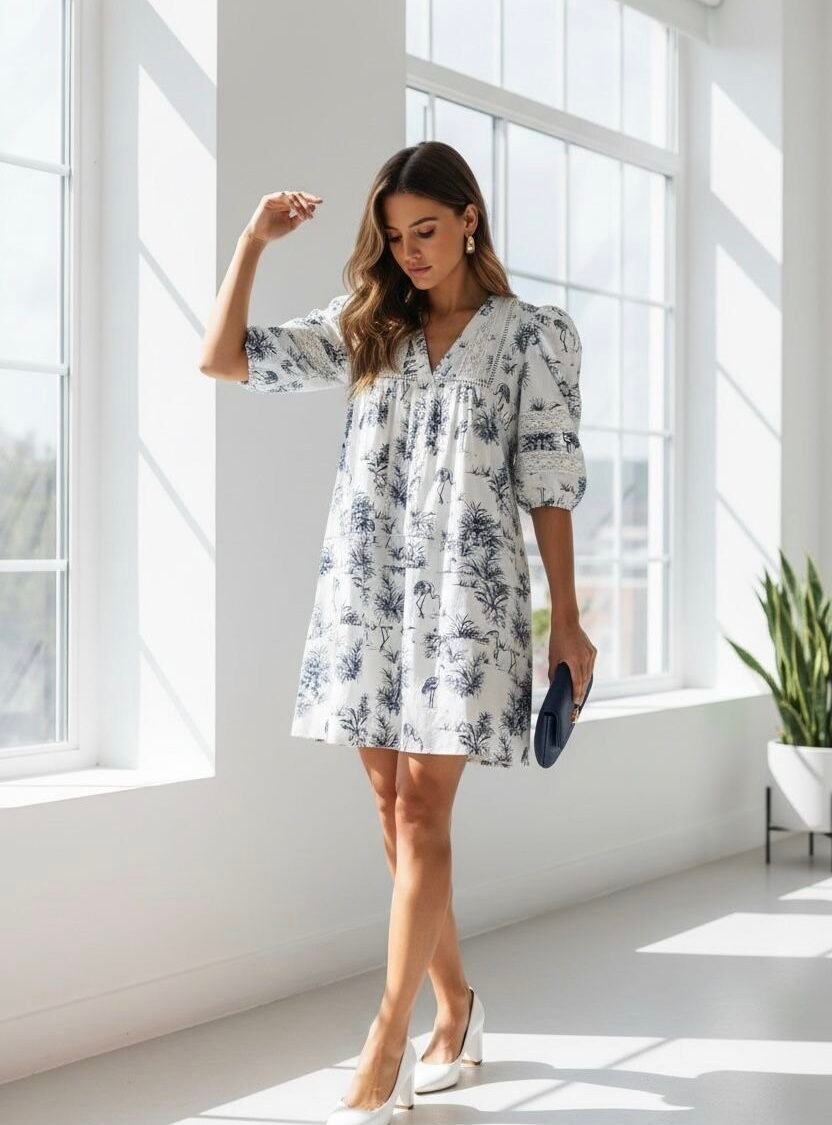 Vestido Estampado HUNTER BELL