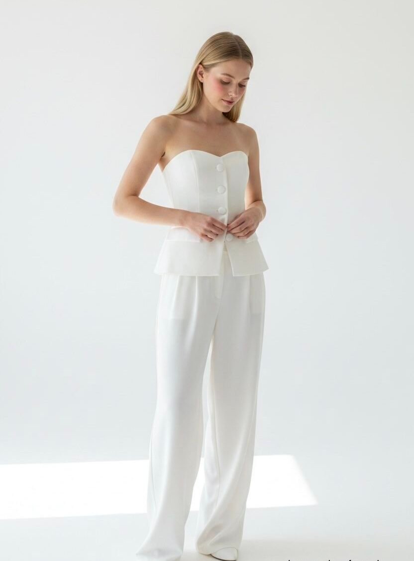 Top Strapless  ZARA