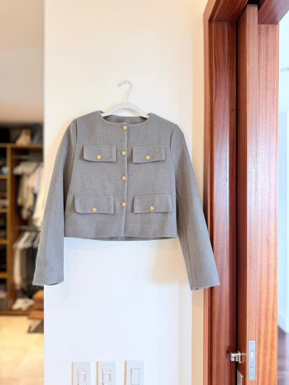 Chaqueta Elegante Gris - Imagen 2