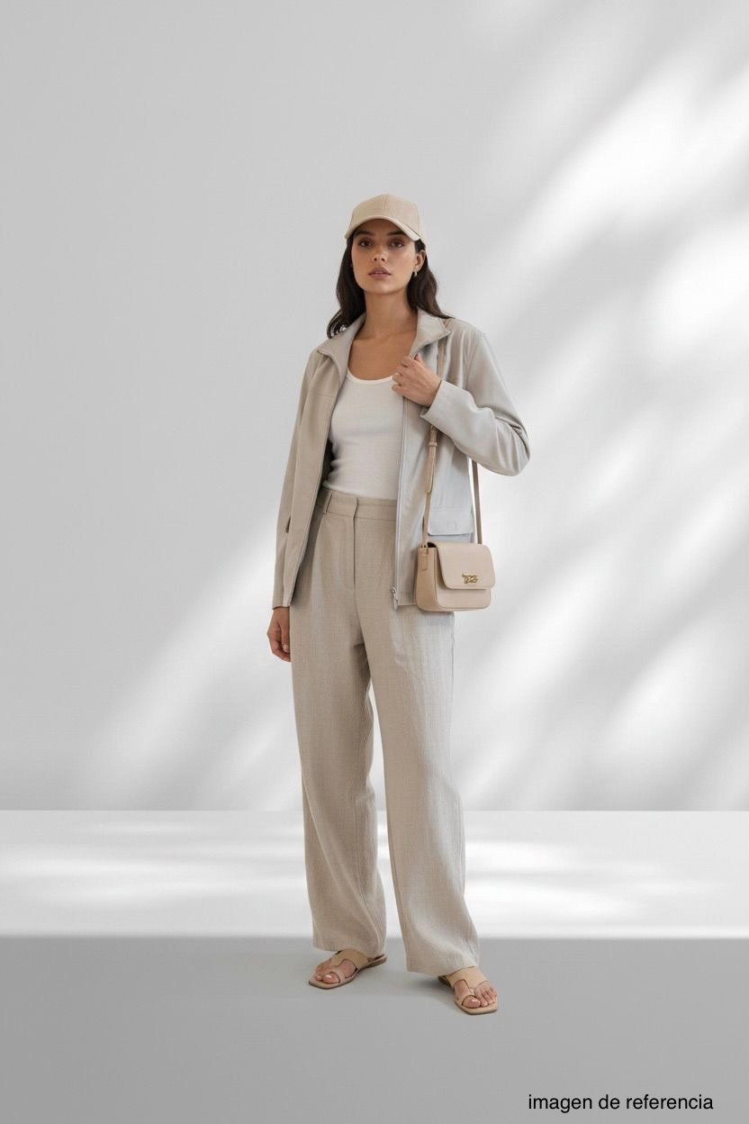 Chaqueta clásica beige LIZ CLAIBORNE