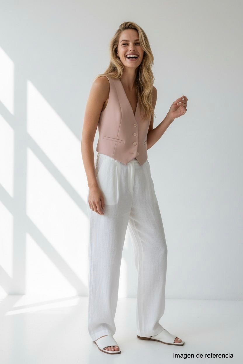 Chaleco rosa ZARA
