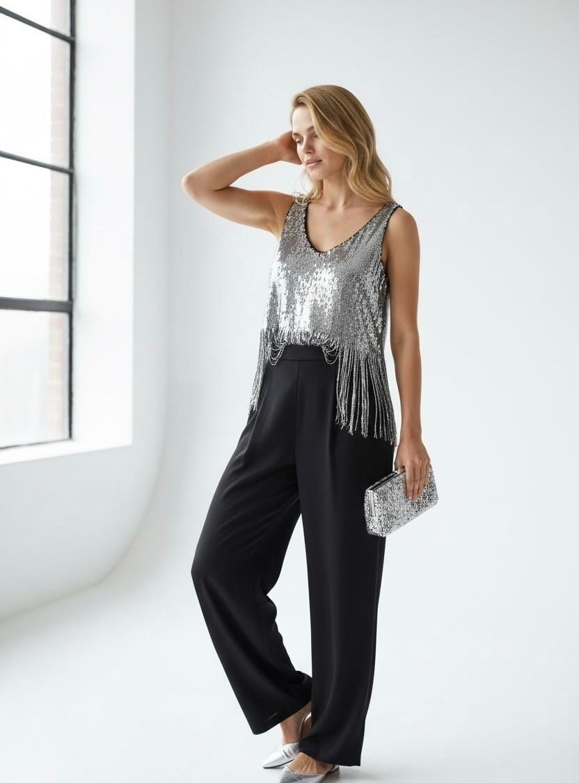 Top de Lentejuelas NANETTE LEPORE