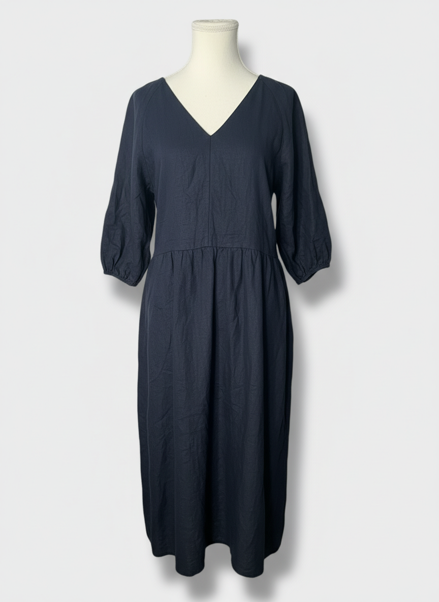 Vestido azul de lino EVERLANE - Imagen 2
