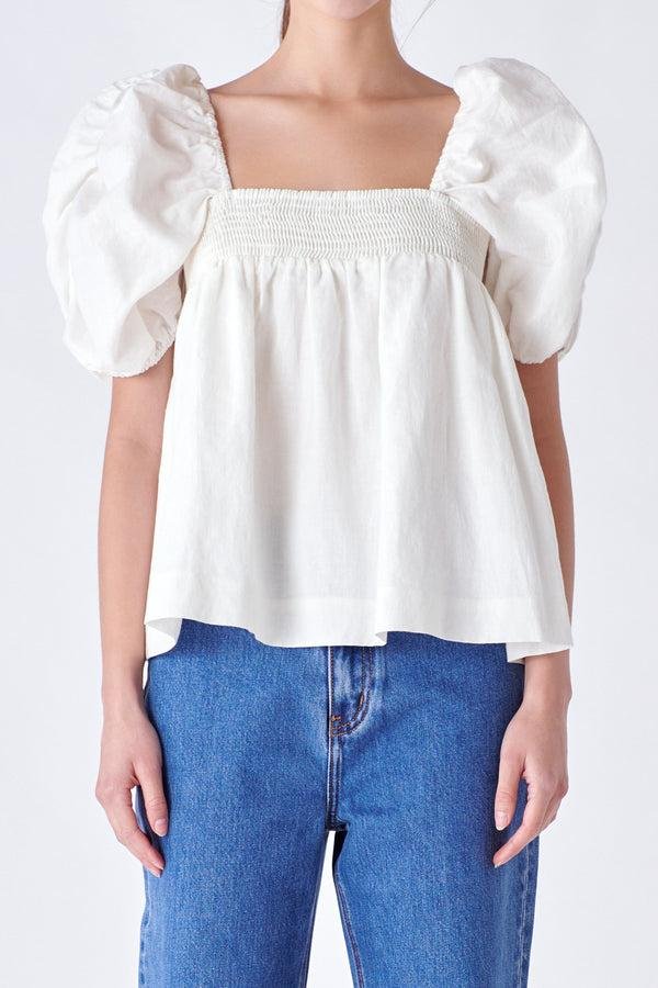 Blusa Blanca ENGLISH FACTORY - Imagen 2