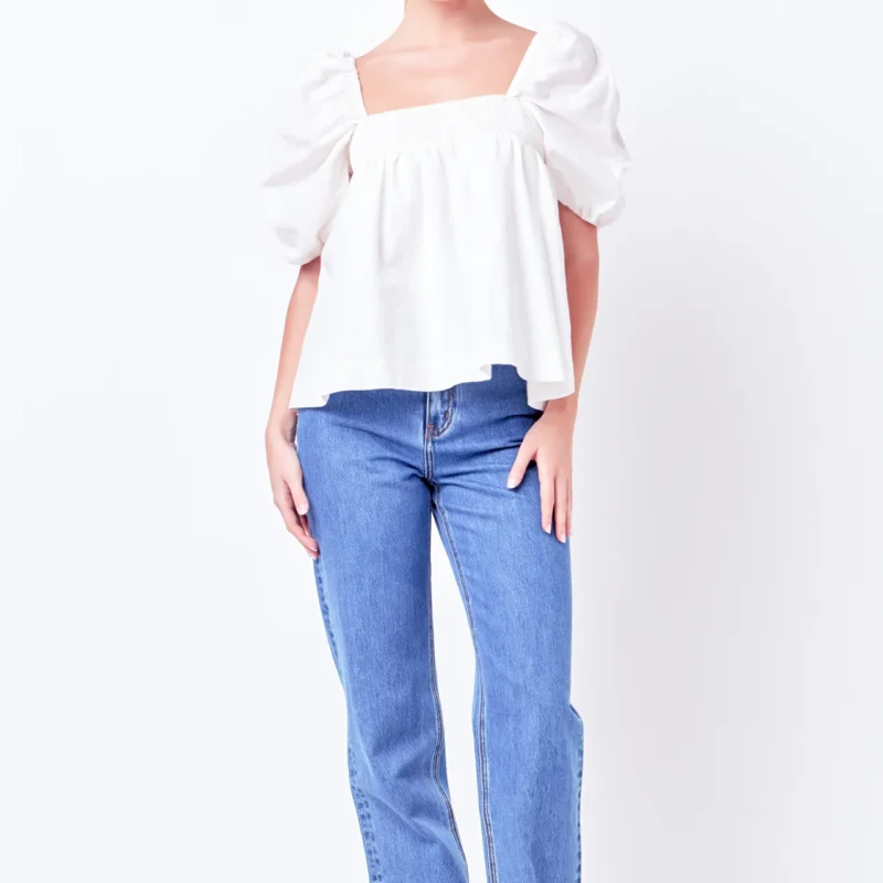 Blusa Blanca ENGLISH FACTORY