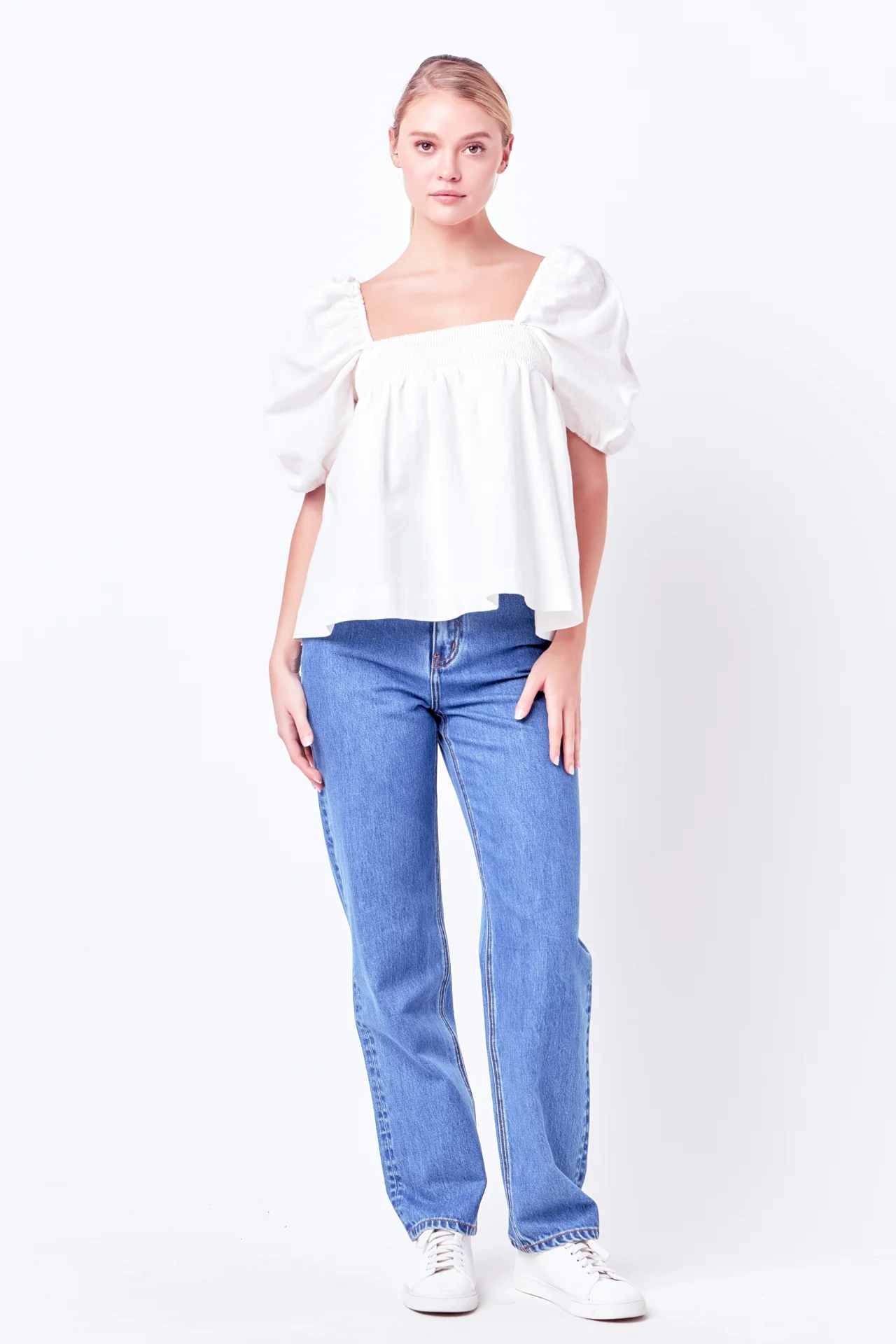 Blusa Blanca ENGLISH FACTORY