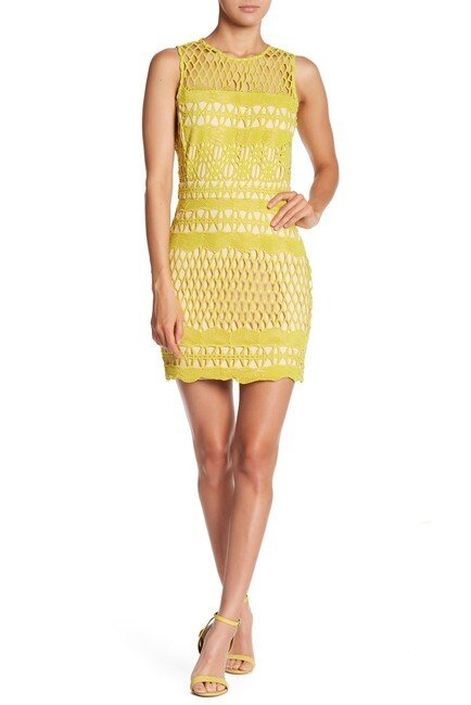 Vestido crochet amarillo BUTTER