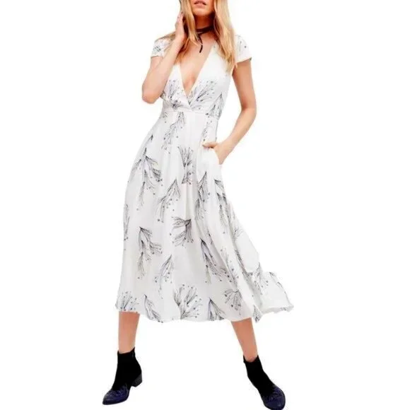 Vestido midi estampado FREE PEOPLE - Imagen 2