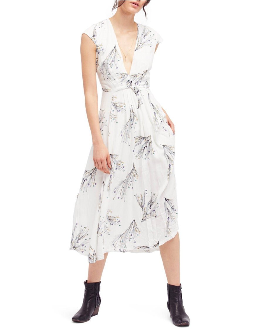 Vestido midi estampado FREE PEOPLE