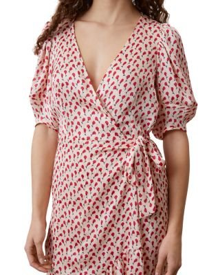 Vestido cruzado estampado GERARD DAREL - Imagen 2