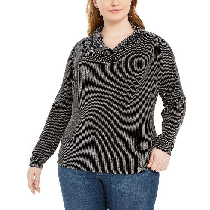 Blusa negra con brillo MICHAEL KORS