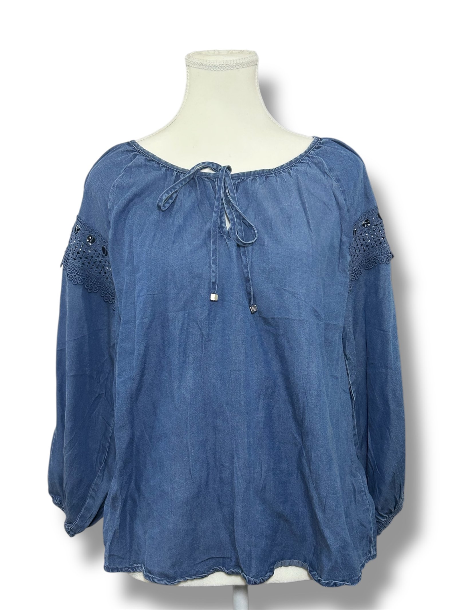 Blusa Estilo Denim ADRIENNE VITTADINI - Imagen 2
