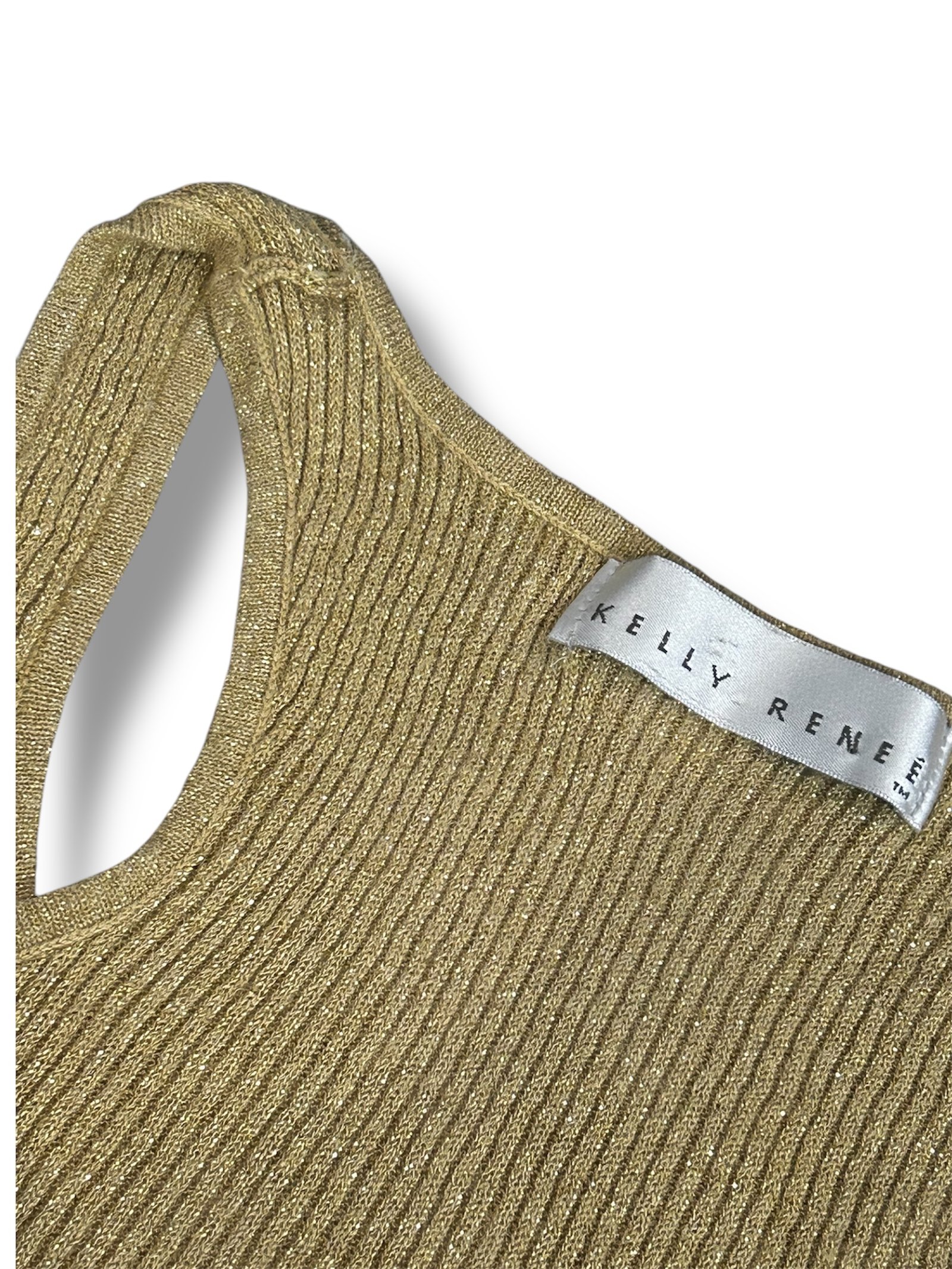 Blusa Dorada Brillante KELLY RENEE - Imagen 3