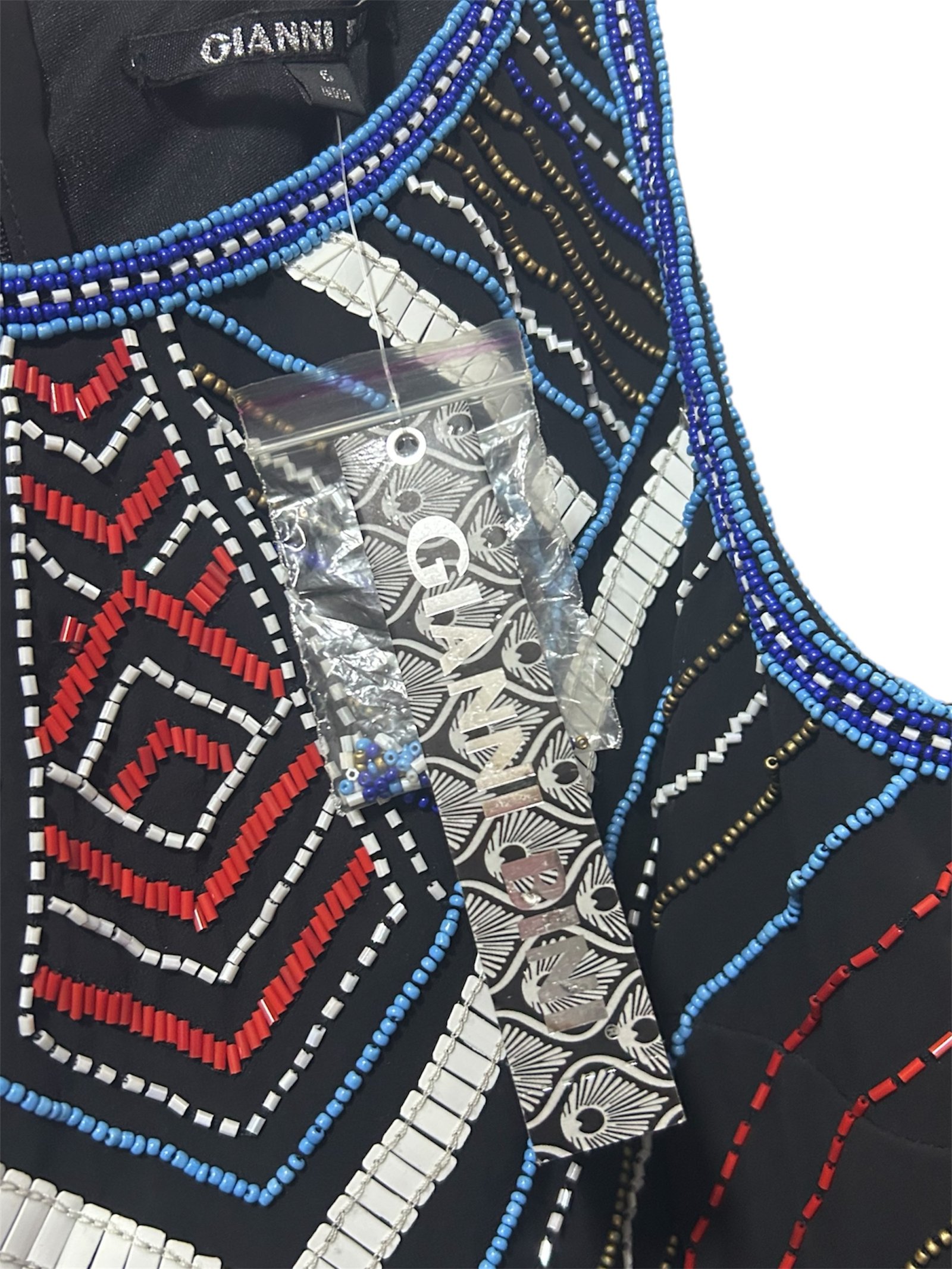 Vestido Bordado GIANNI BINI - Imagen 3