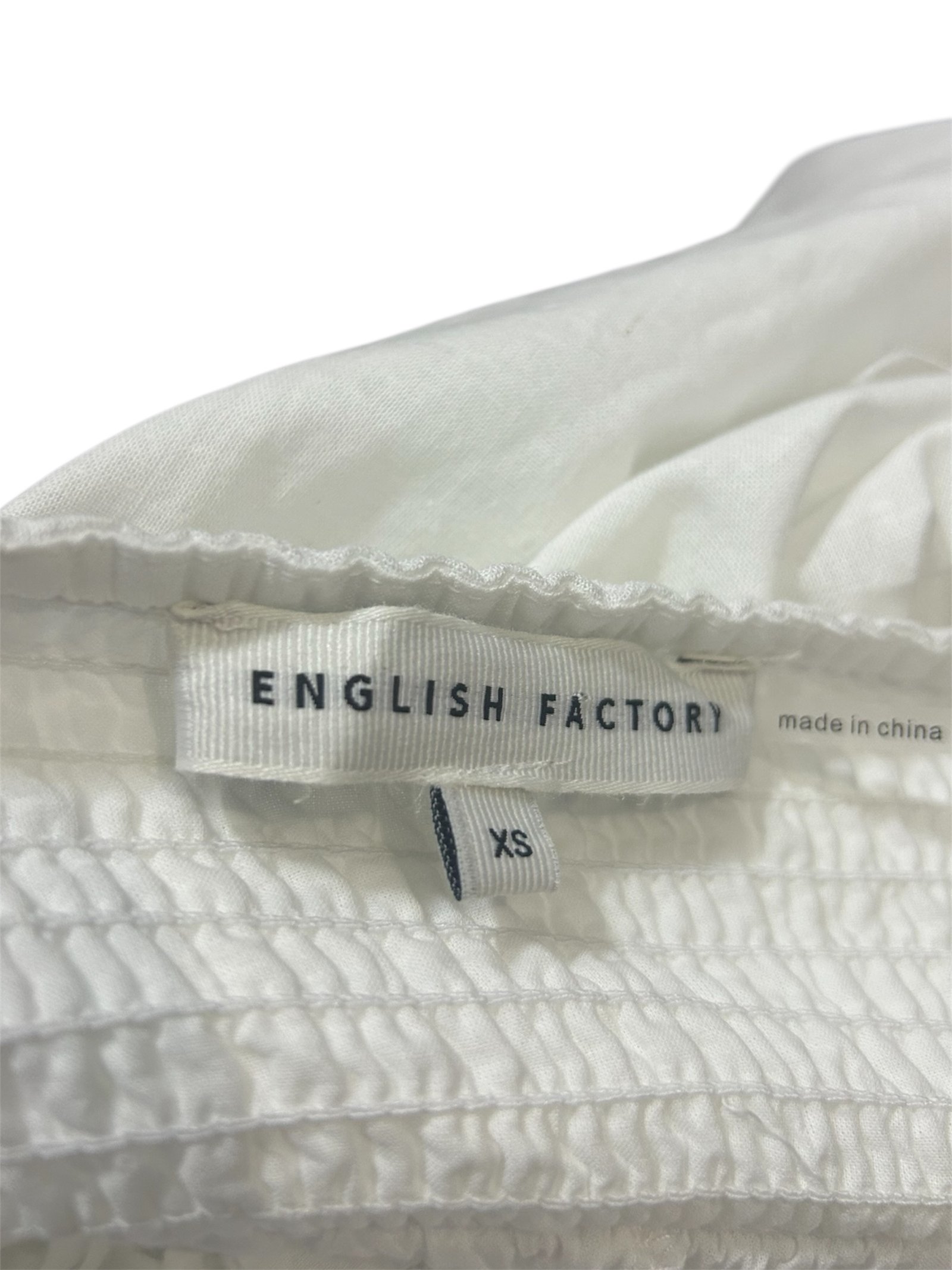 Blusa Blanca ENGLISH FACTORY - Imagen 4