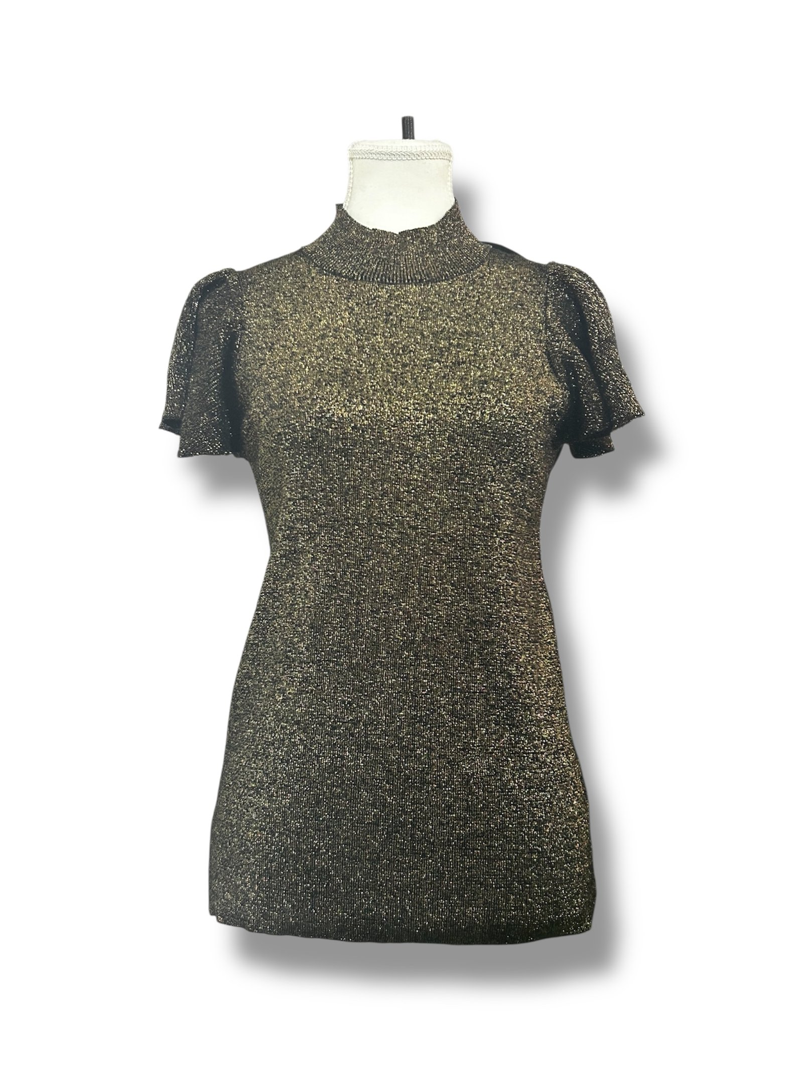 Blusa dorada brillante NINE WEST - Imagen 2