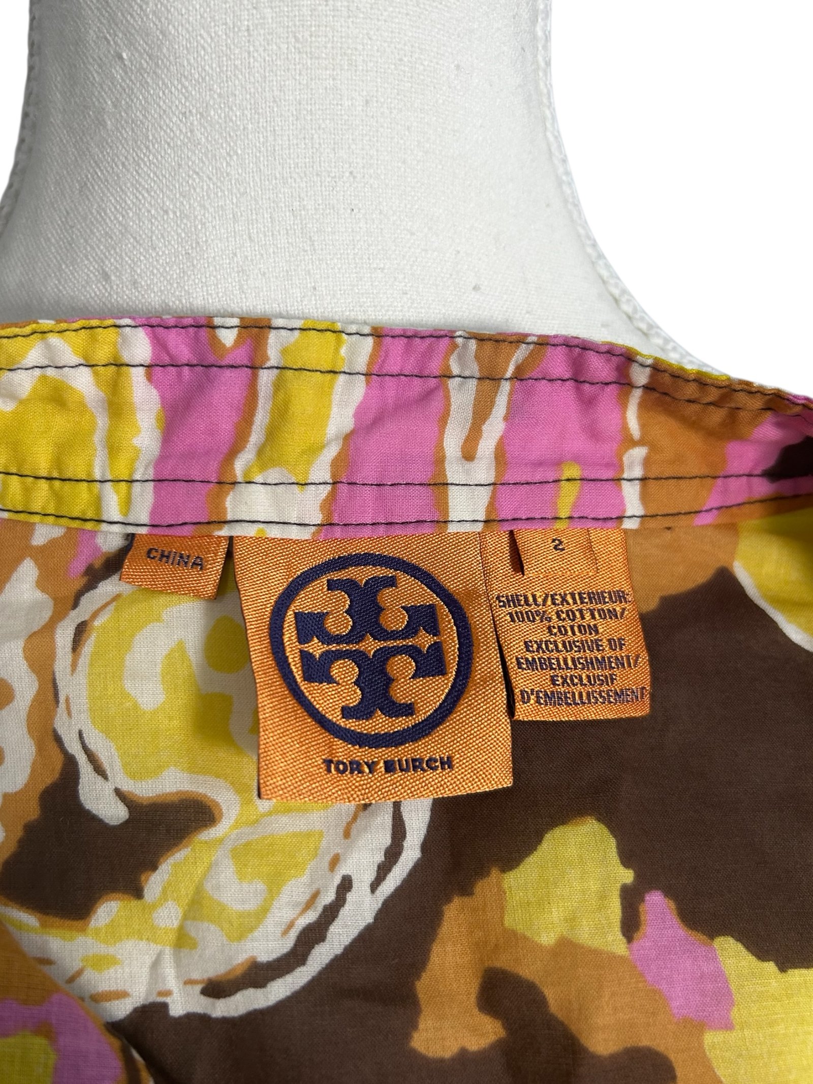 Blusa Estampada Floral TORY BURCH - Imagen 3