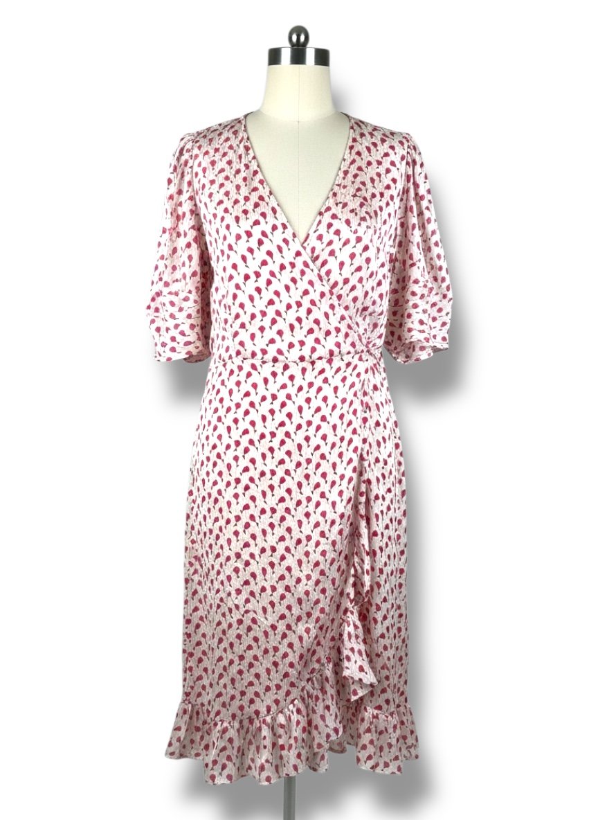 Vestido cruzado estampado GERARD DAREL - Imagen 3