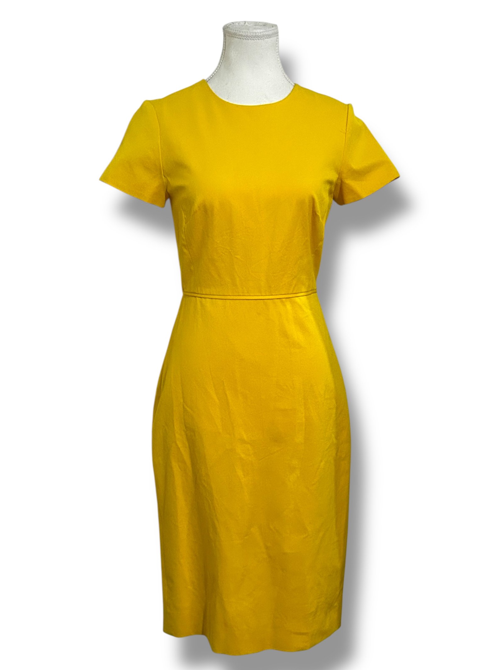 Vestido Elegante Amarillo J.CREW - Imagen 2