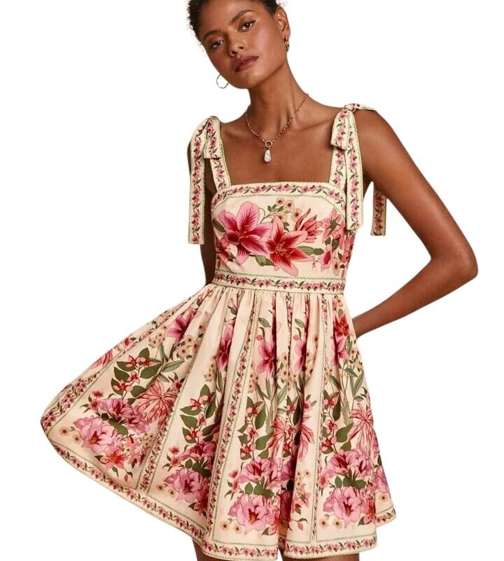 Vestido Floral de Tirantes