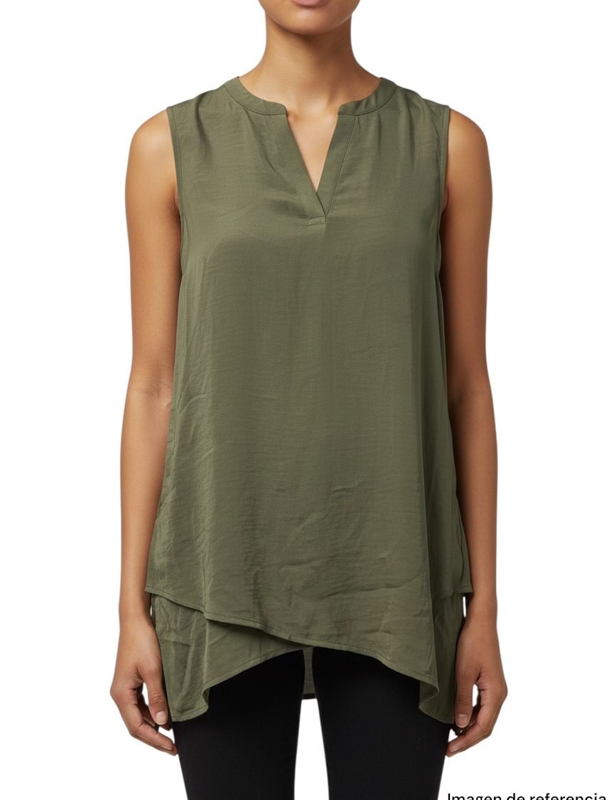 Blusa sin mangas casual