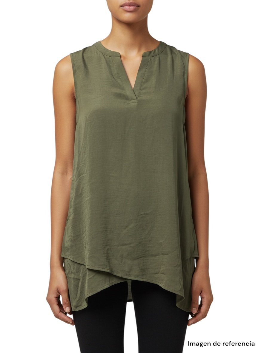 Blusa sin mangas casual