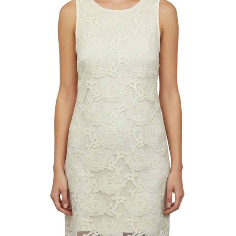 Vestido Floral Bordado CeCe