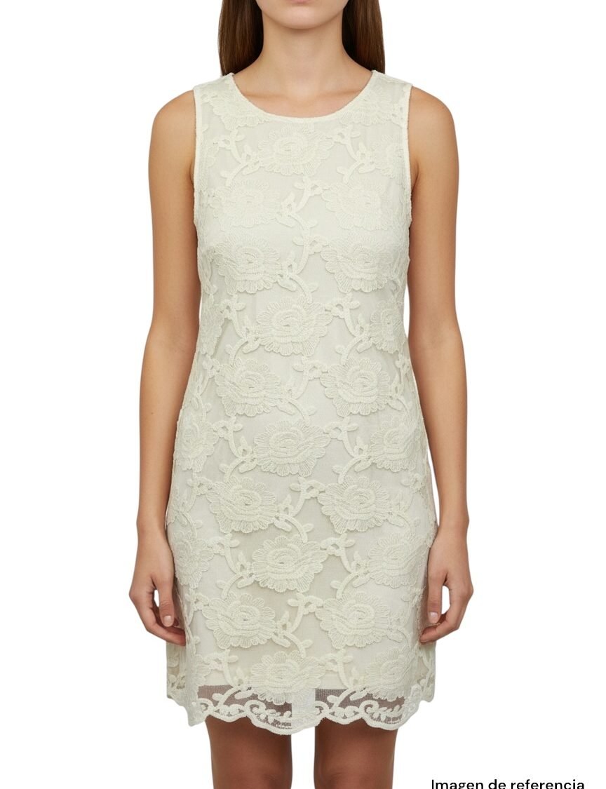 Vestido Floral Bordado CeCe