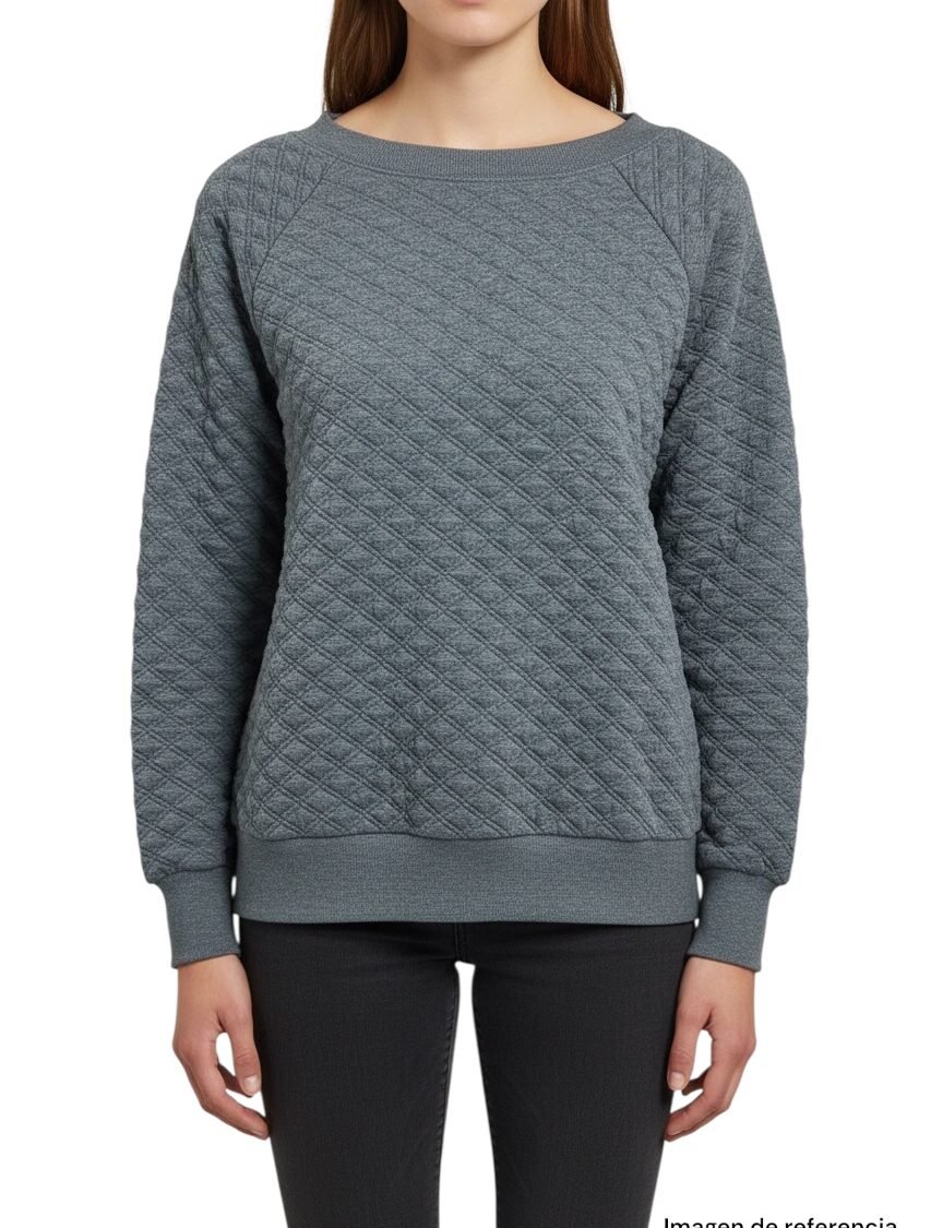 Suéter Acolchado Gris LOFT