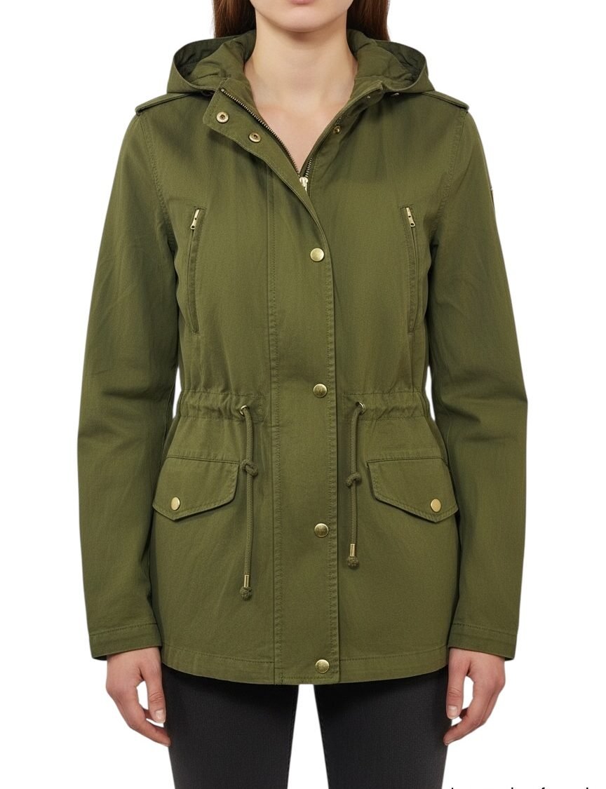 Chaqueta Verde Militar LOVE TREE