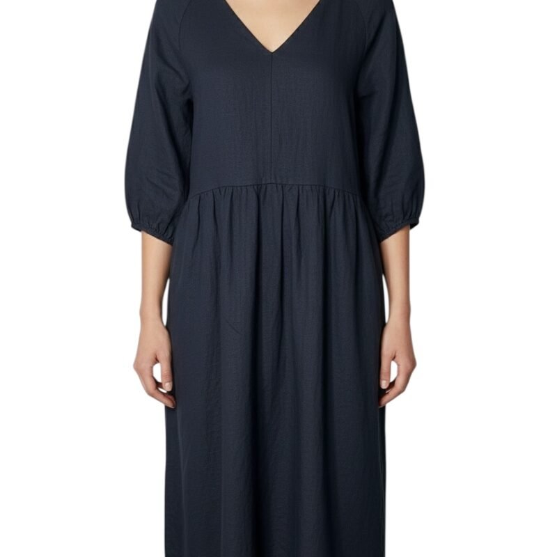 Vestido azul de lino EVERLANE