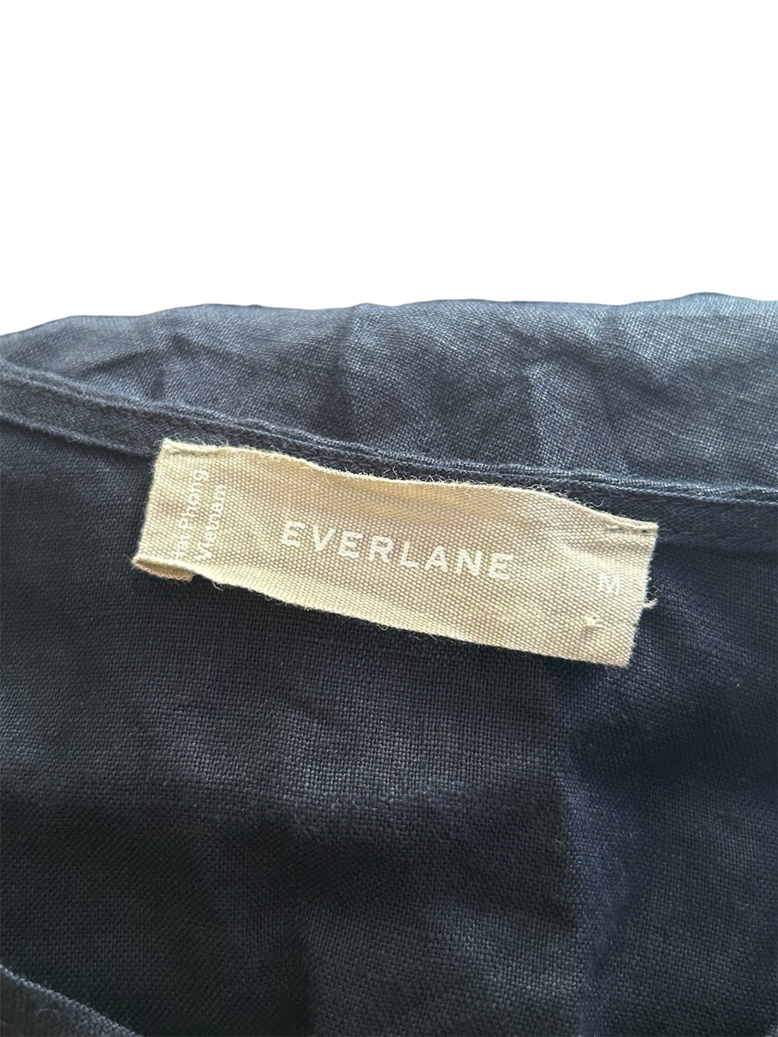 Vestido azul de lino EVERLANE - Imagen 3