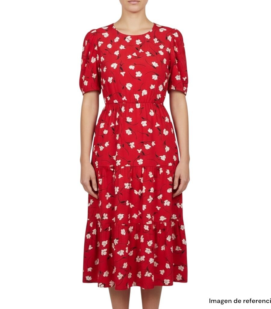 Vestido Floral Rojo J.CREW