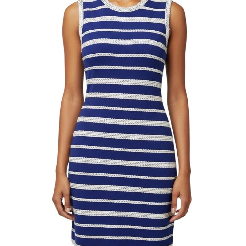 Vestido Rayado Azul MAX STUDIO