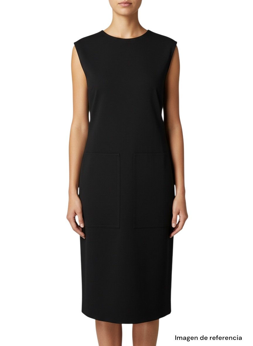 Vestido negro elegante ANNE KLEIN
