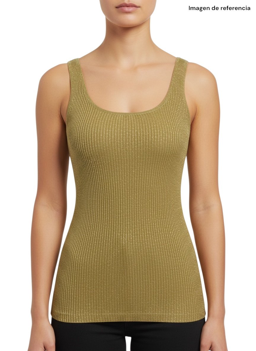 Blusa Dorada Brillante KELLY RENEE