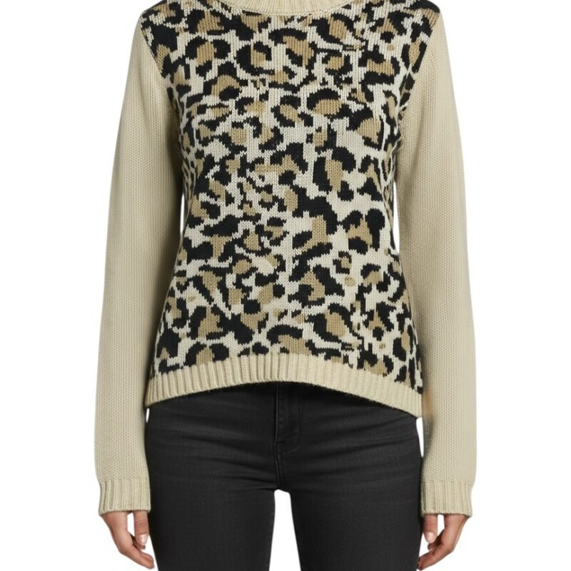 Suéter Tejido Animal Print
