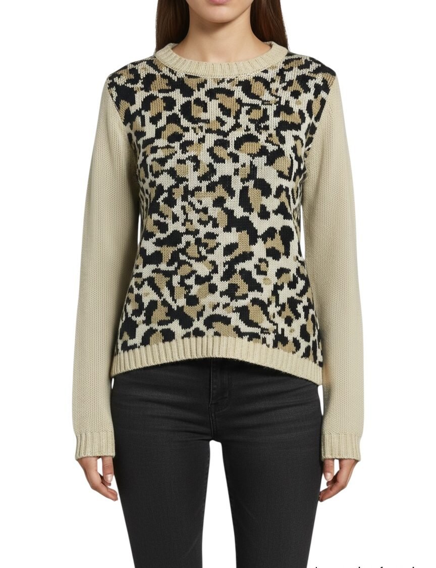Suéter Tejido Animal Print