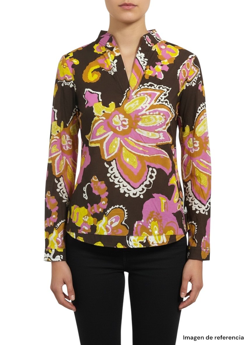 Blusa Estampada Floral TORY BURCH