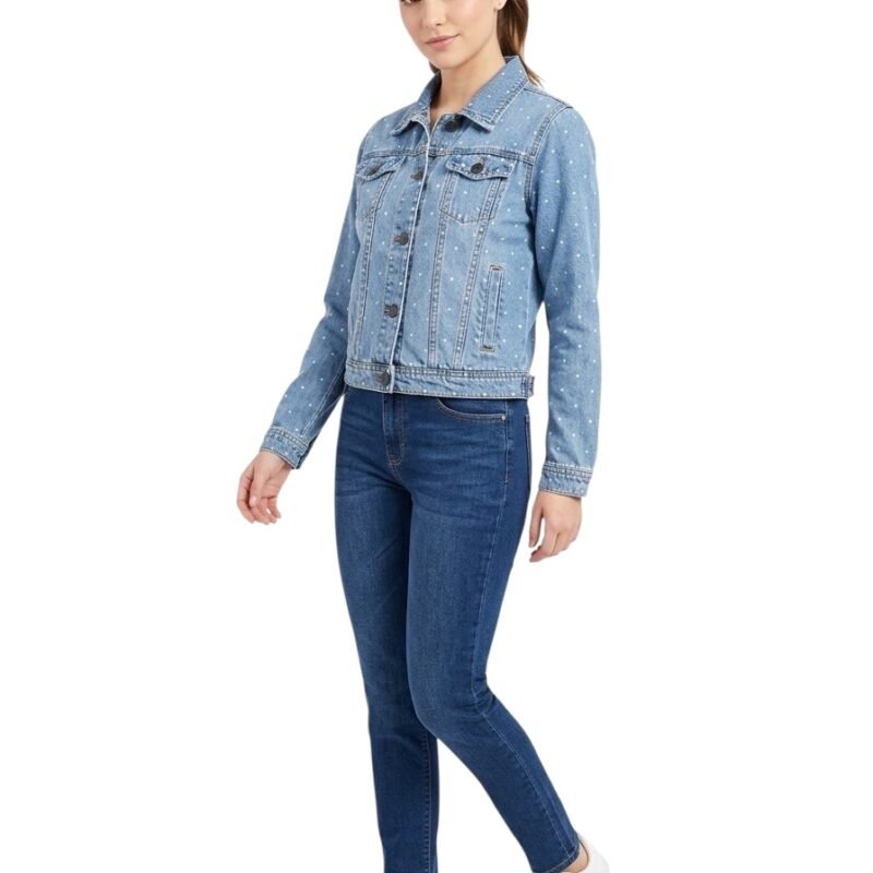 Chaqueta de Mezclilla con Lunares CHEROKEE