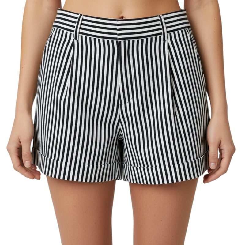 Short Rayado Azul FOREVER 21