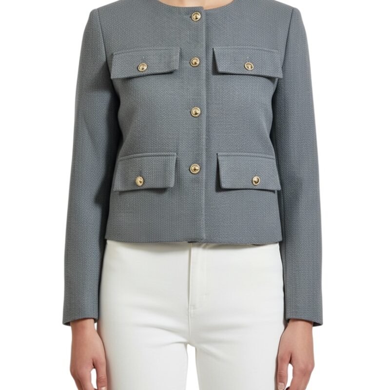 Chaqueta Elegante Gris