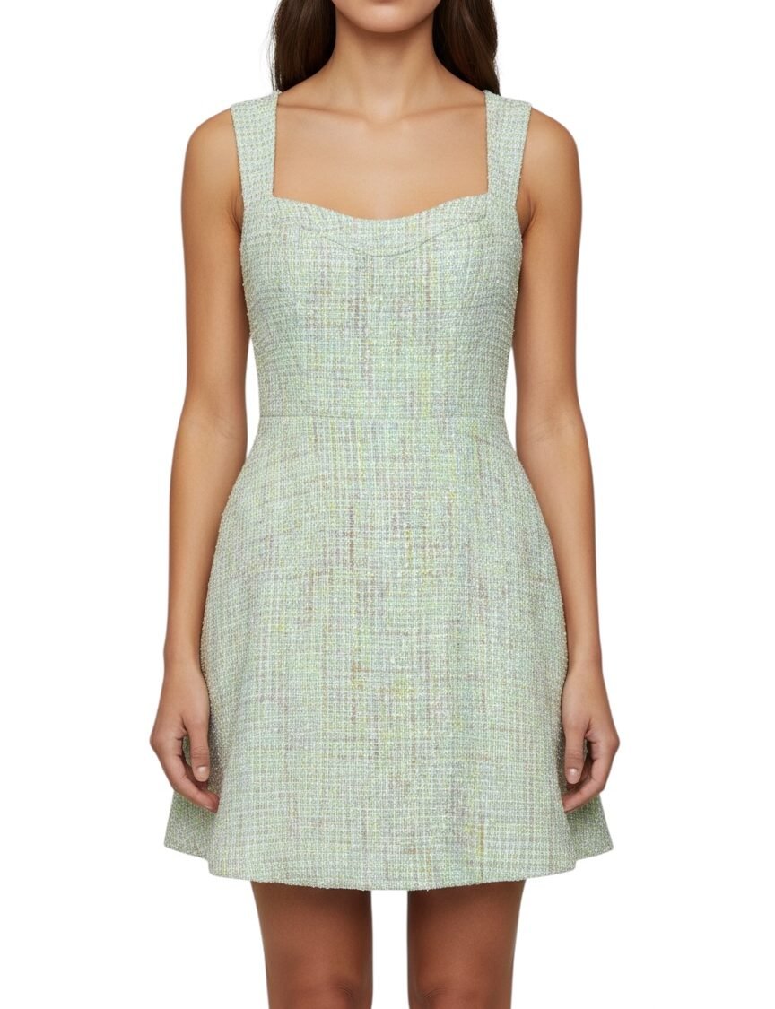 Vestido Tweed Pastel