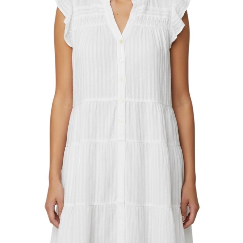 Vestido Blanco Boho LOFT