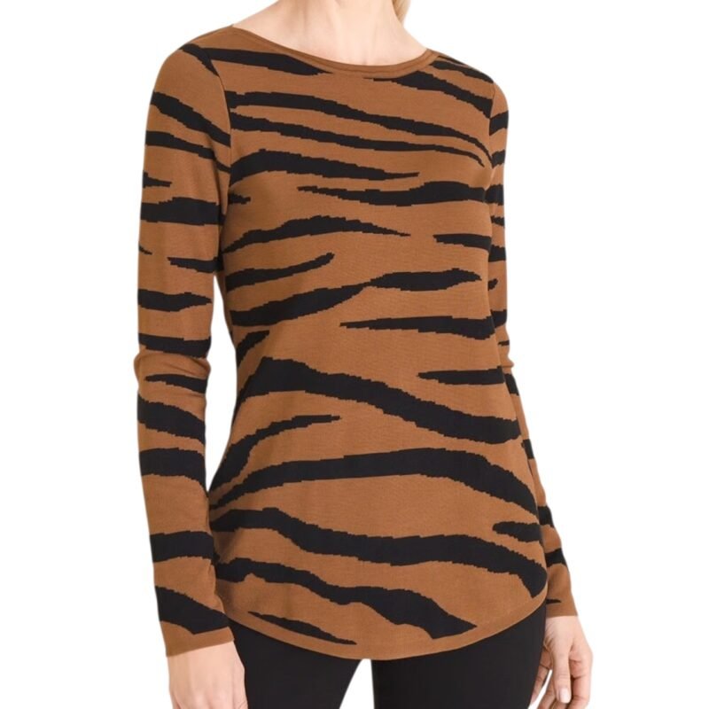 Blusa Animal Print CHICO’S