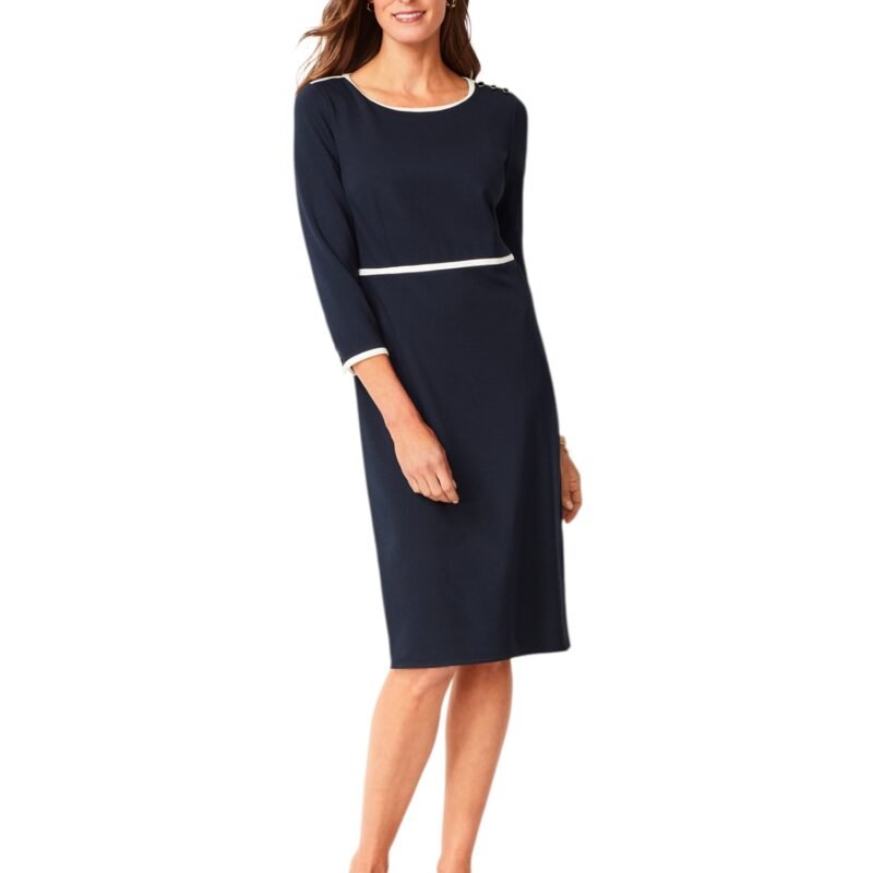 Vestido Azul Clásico TALBOTS