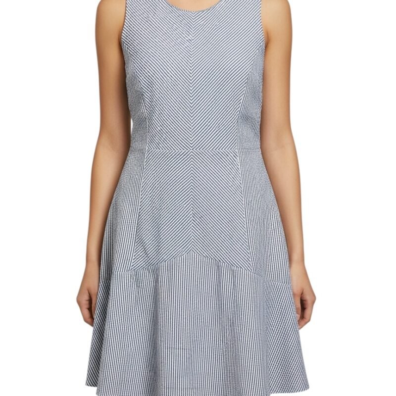 Vestido Rayado  NINA LEONARD