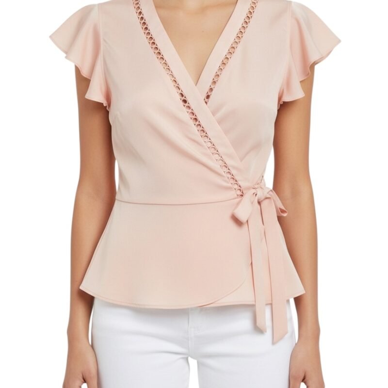 Blusa Wrap Rosada MILK & HONEY