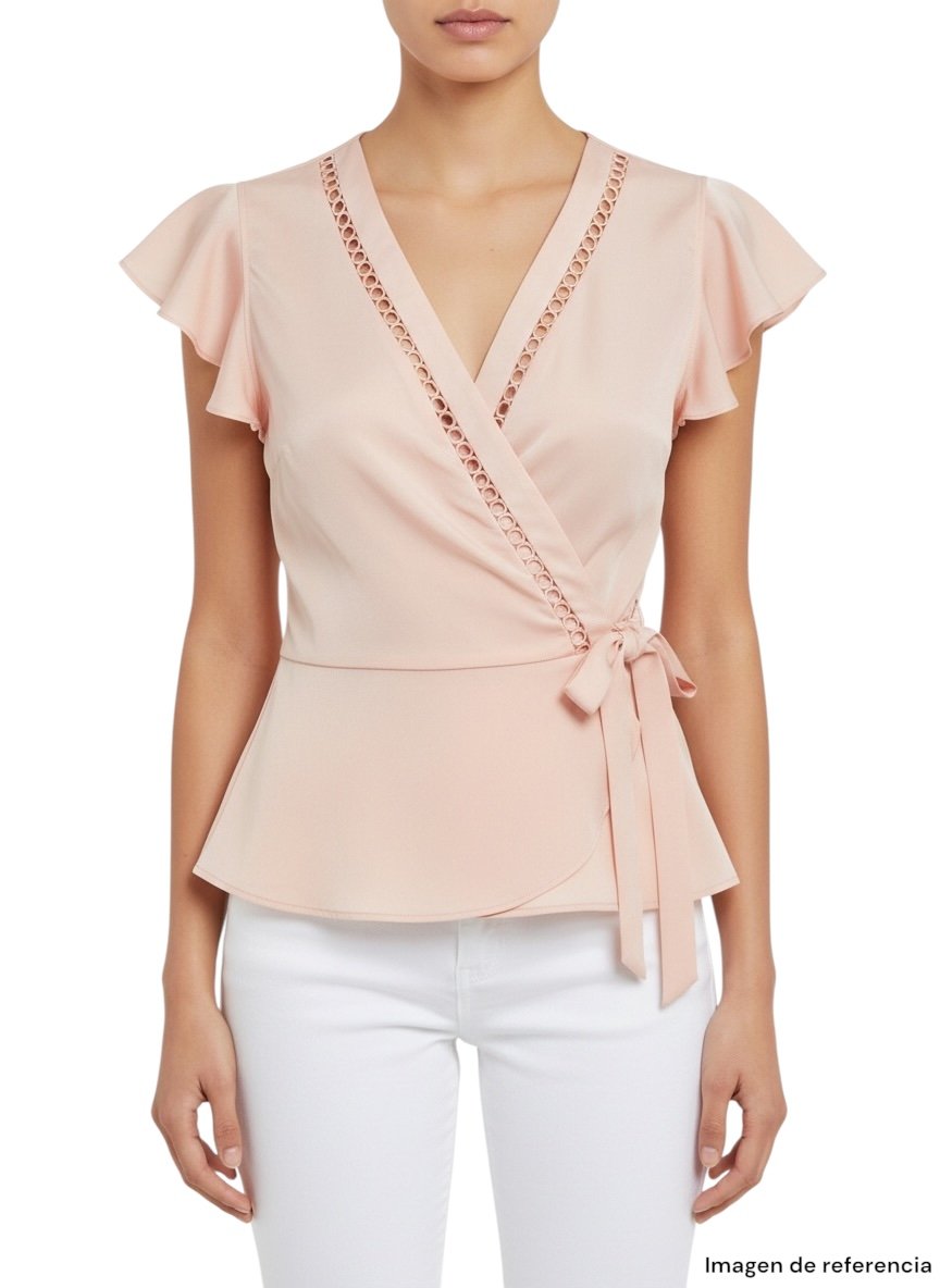 Blusa Wrap Rosada MILK & HONEY