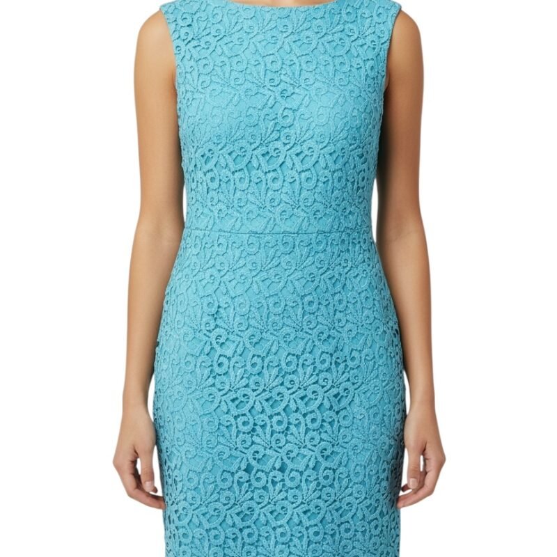 Vestido Encaje Turquesa RALPH LAUREN